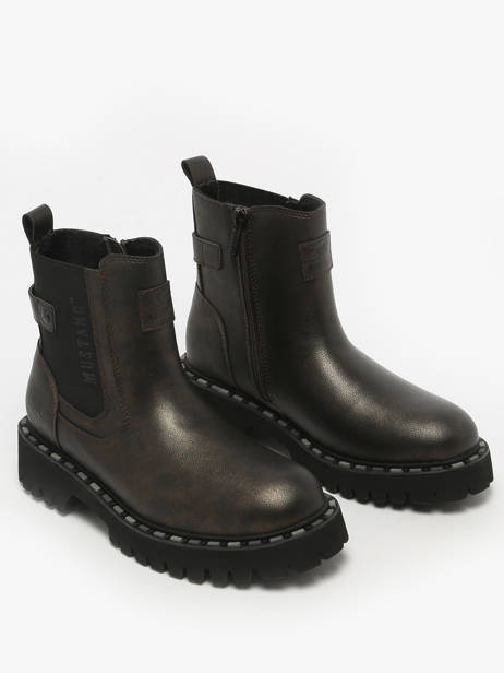 Chelsea Boots Mustang Zwart women M0302004 ander zicht 1
