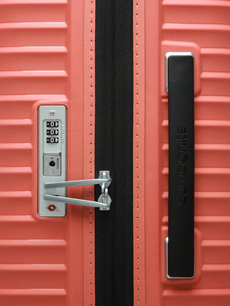 Harde Reiskoffer Upscape Samsonite Roze upscape KJ1003 ander zicht 1