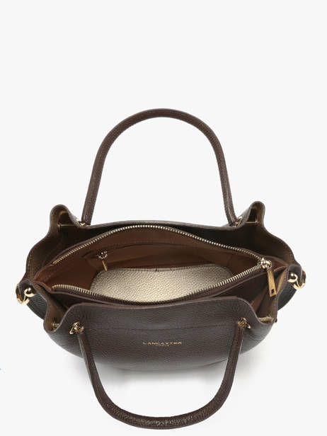 Handtas Foulonné Double Leder Lancaster Bruin foulonne double 18 ander zicht 3