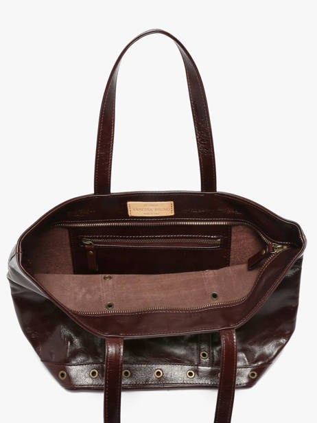 Schoudertas Le Cabas M In Gekreukeld Leder Vanessa bruno Bruin cabas cuir 82V40378 ander zicht 3