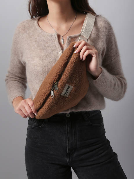 Heuptasje Hindbag Bruin teddy TE ander zicht 1