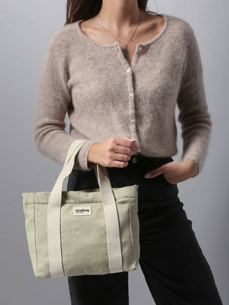 Handtas Louise Katoen Hindbag Groen best seller LOUISE ander zicht 1
