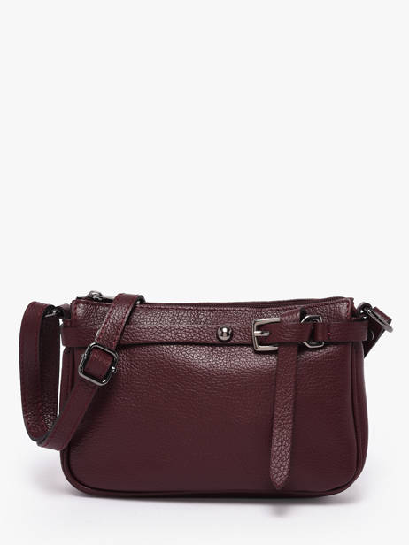 Cross Body Tas Caviar Leder Milano Rood caviar G1421N