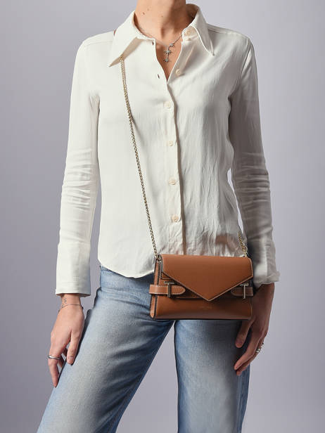 Cross Body Tas Emily Leder Le tanneur Bruin emily TEMI1056 ander zicht 1