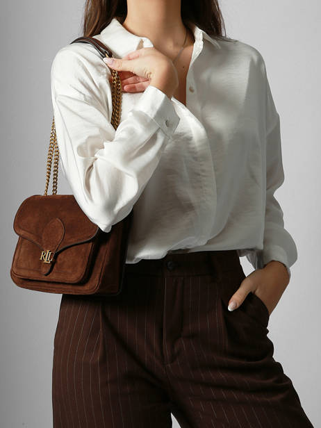 Schoudertas Bradley Lauren ralph lauren Bruin bradley 31974553 ander zicht 1