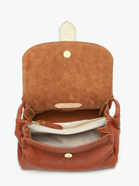 Cross Body Tas M Agnes Leder Etrier Bruin agnes EAGC205M ander zicht 5