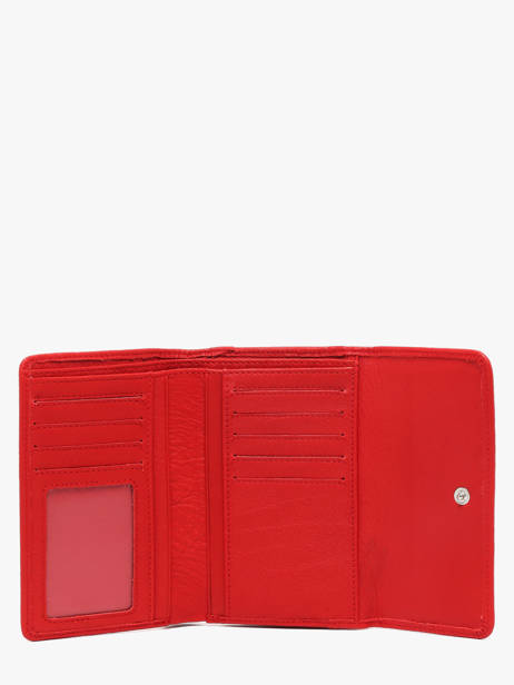 Portemonnee Leder Arthur & aston Rood ange 239 ander zicht 1