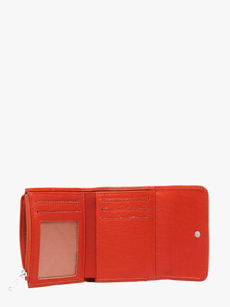 Portemonnee Leder Arthur & aston Oranje ange 316 ander zicht 1