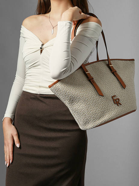 Schoudertas Camargue Leder Etrier Beige camargue ECAM168L ander zicht 1