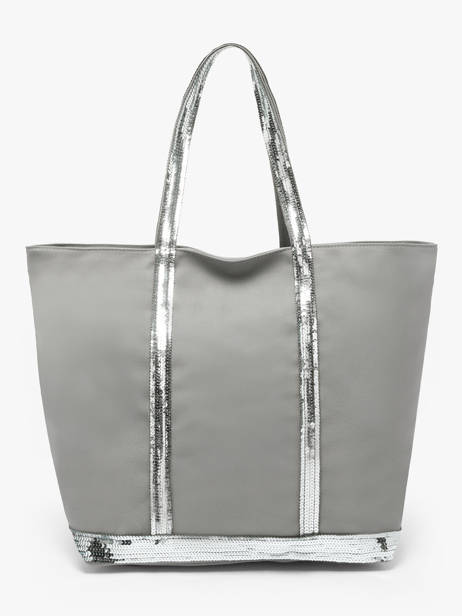 Schoudertas Met Rits Le Cabas L Pailletten Vanessa bruno Grijs cabas 1V40409 ander zicht 4