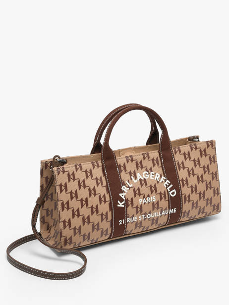 Handtas East-west Mono Magazine Karl lagerfeld Beige rsg B1W50013 ander zicht 2