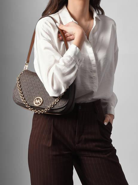 Schoudertas Nolita Leder Michael kors Bruin nolita R6GY5S2B ander zicht 1