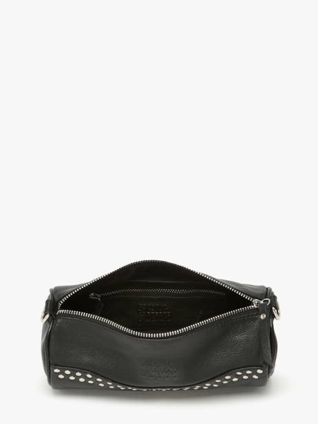 Cross Body Tas Glam Leder Basilic pepper Zwart glam BGLA87 ander zicht 3