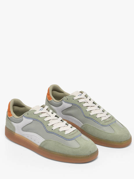 Sneakers Uit Leder Hoff Groen men 12519009 ander zicht 2