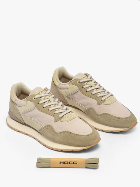 Sneakers Uit Leder Hoff Groen men 12602006 ander zicht 2