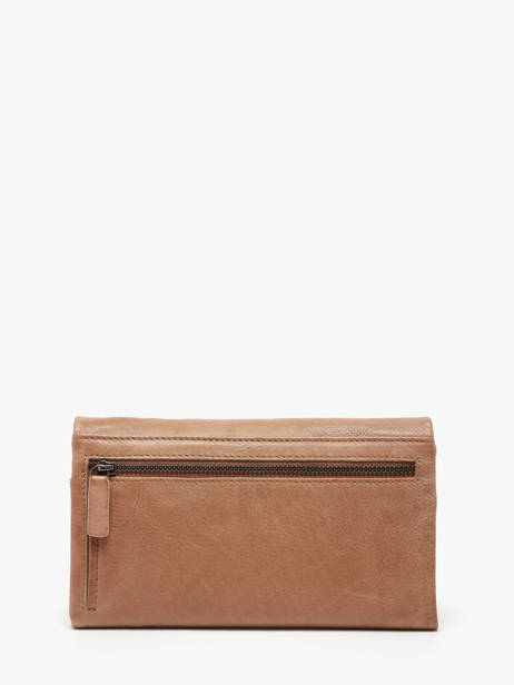 Portefeuille Leder Biba Beige wallet TOT2L ander zicht 2