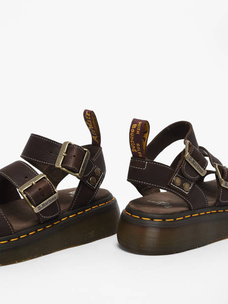 Sandalen Gryphon Uit Leder Dr martens Bruin women 42004200 ander zicht 2