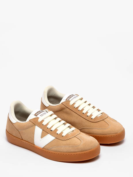 Sneakers Uit Leder Victoria Beige women 1126212 ander zicht 1