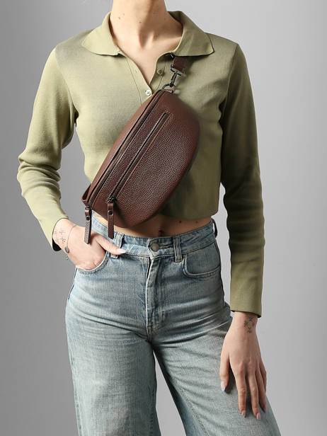 Heuptasje Caviar Leder Milano Bruin caviar CA23111 ander zicht 1