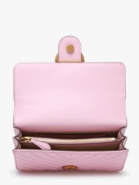 Cross Body Tas Love Bag Quilt Leder Pinko Roze love bag quilt A0GK ander zicht 4