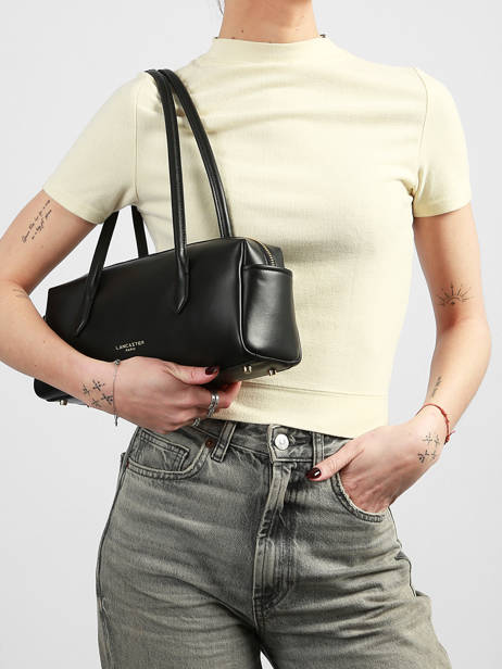 Schoudertas Donna Cube Leder Lancaster Zwart donna cube 128 ander zicht 1