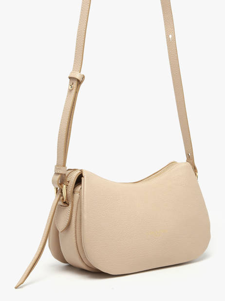 Cross Body Tas Dune Leder Lancaster Beige dune 94 ander zicht 2