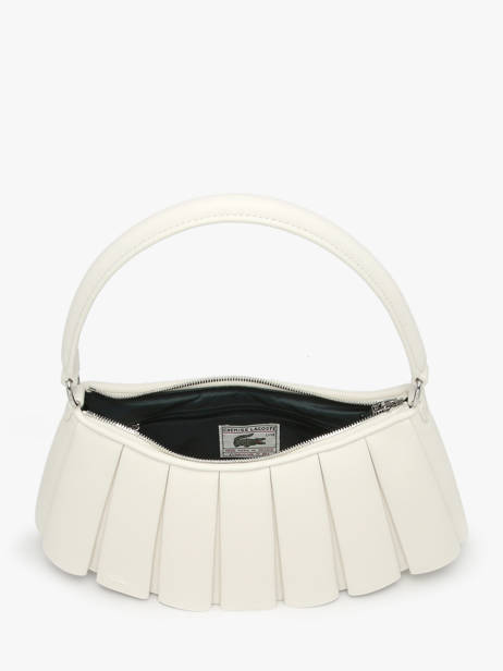 Schoudertas Lenglen Leder Lacoste Wit lenglen NU5176DP ander zicht 3