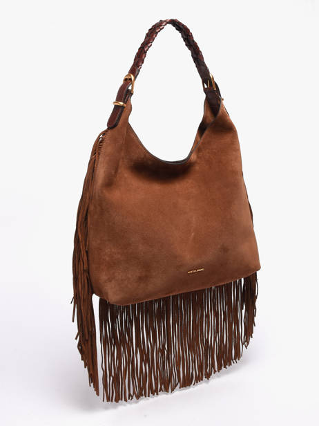 Schoudertas Jess Leder Vanessa bruno Bruin jess 32V40917 ander zicht 2