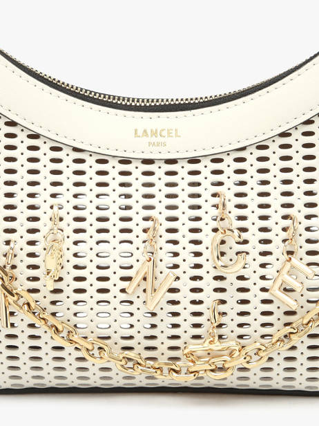 Cross Body Tas M Croisette Charms Leder Lancel Wit croisette A14012 ander zicht 3