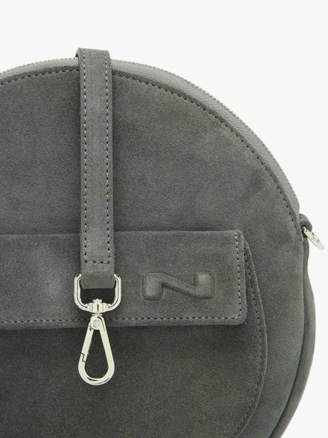 Cross Body Tas Dorine Suède Leder Nathan baume Groen nathan I-FINE1 ander zicht 3