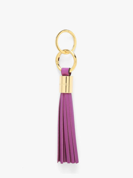 Sleutelhanger Premier Flirt Leder Lancel Violet charms A12922
