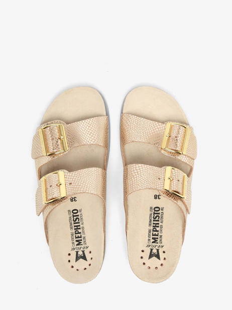 Slippers Hester Havana Uit Leder Mephisto women BECH13 ander zicht 3