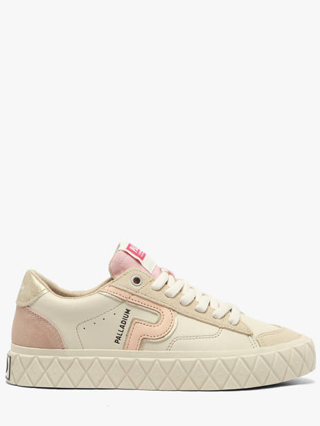 Sneakers Uit Leder Palladium Beige women 94662244