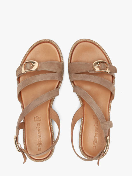 Sandalen Uit Leder Tamaris Bruin women 46 ander zicht 3