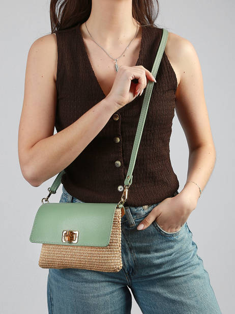 Cross Body Tas Capri Milano Groen capri CP25111 ander zicht 1