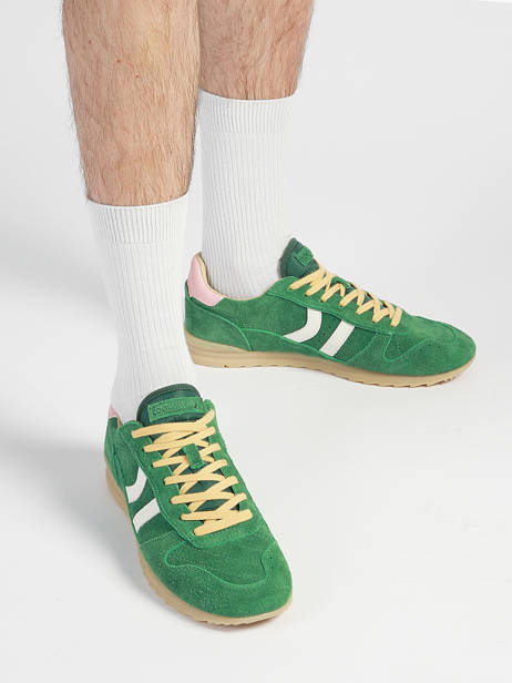 Sneakers Uit Leder Coolway Groen men 8663807 ander zicht 1