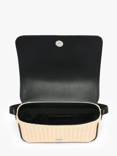 Cross Body Tas K Signature Raphia Karl lagerfeld Beige k signature B2W30089 ander zicht 3