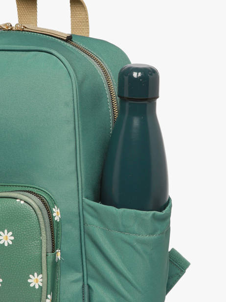 Rugzak 1 Compartiment Cameleon Groen vintage fantasy PBVGSD33 ander zicht 5