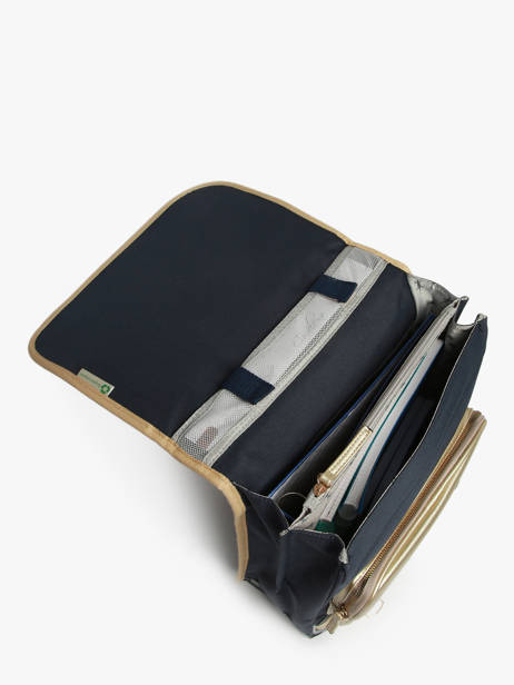 Rugzak 3 Compartimenten Cameleon Blauw vintage fantasy PBVGSD39 ander zicht 3