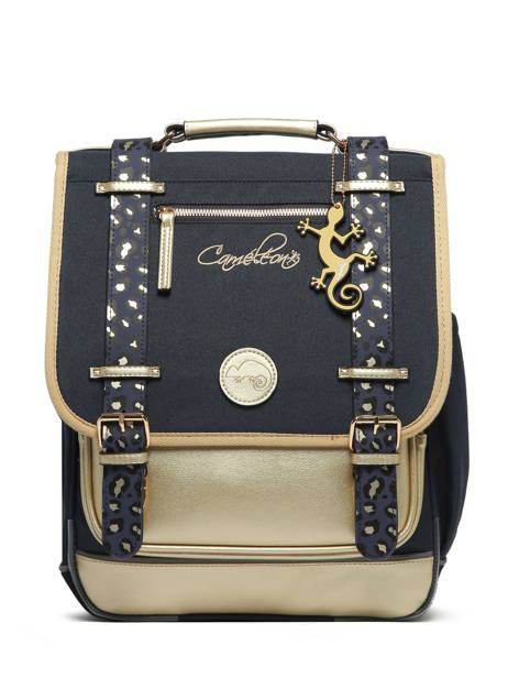 Rugzak 3 Compartimenten Cameleon Blauw vintage fantasy PBVGSD39 ander zicht 7