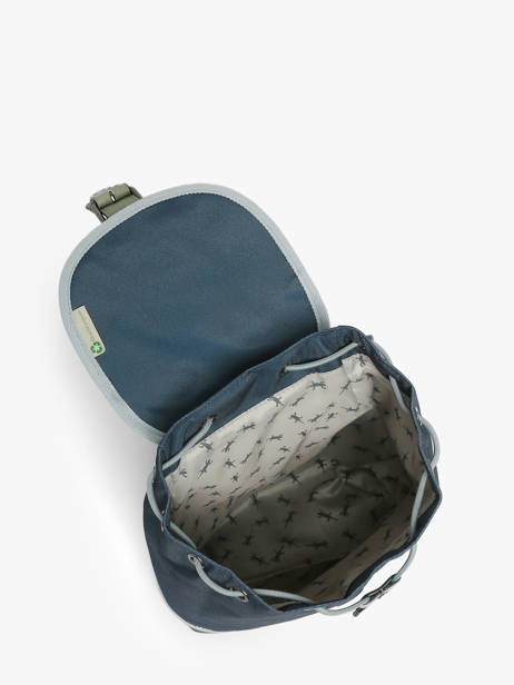 Rugzak 1 Compartiment Cameleon Blauw vintage urban PBVBSD25 ander zicht 3