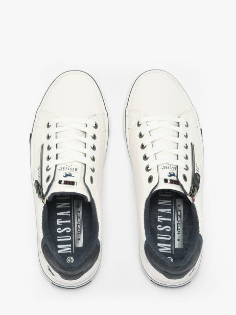 Sneakers Mustang Wit men M0211004 ander zicht 3