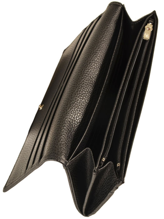 Longchamp Le foulonné Portefeuille Zwart