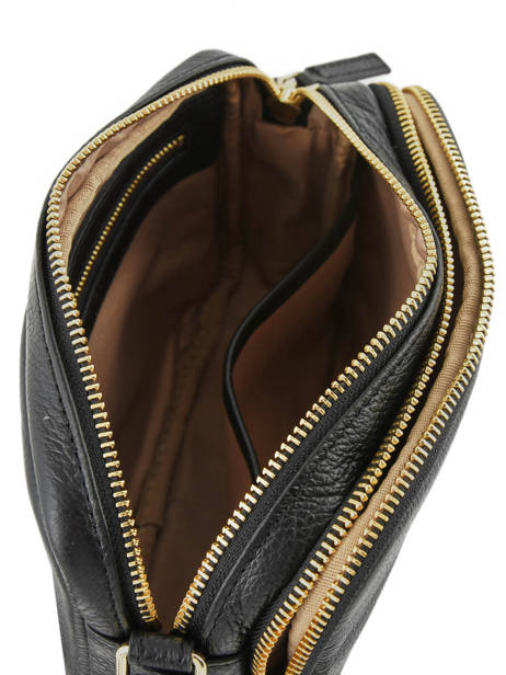 Cross Body Tas Dune Leder Lancaster Zwart dune 529-20 ander zicht 4