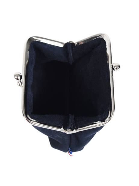Portemonnee Etincelle Nubuck Leder Etrier Blauw etincelle nubuck EETN654 ander zicht 1