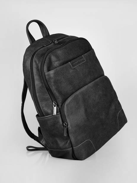 Business Rugzak Joseph Leder Arthur & aston Zwart marco 16 ander zicht 4