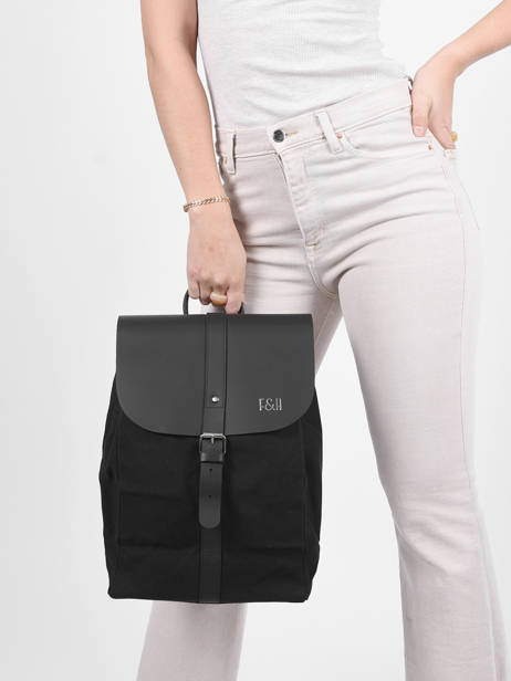 Rugzak 1 Compartiment + Pc 13'' Fitz and huxley Zwart equinoxe M ander zicht 1