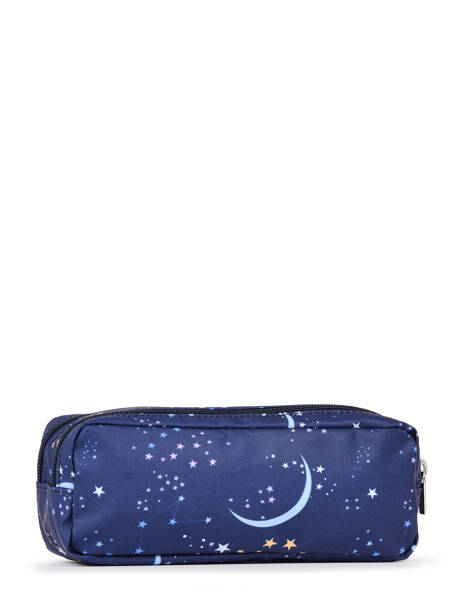 Pennenzak 2 Compartimenten Caramel et cie Blauw boheme FI ander zicht 2