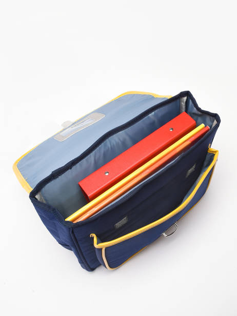 Boekentas 1 Compartiment Caramel et cie Blauw fier 20-63111 ander zicht 3