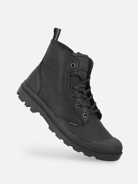 Pampa Zip Enkellaarsjes Uit Leder Palladium Zwart men 76888008 ander zicht 1